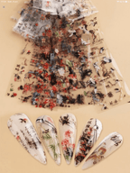 Foil style Asiatique - Ongles Elaine Lemay