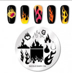 Plaque de stamping petite Nicole Diary - Ongles Elaine Lemay