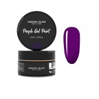 Gel paint mauve - Ongles Elaine Lemay