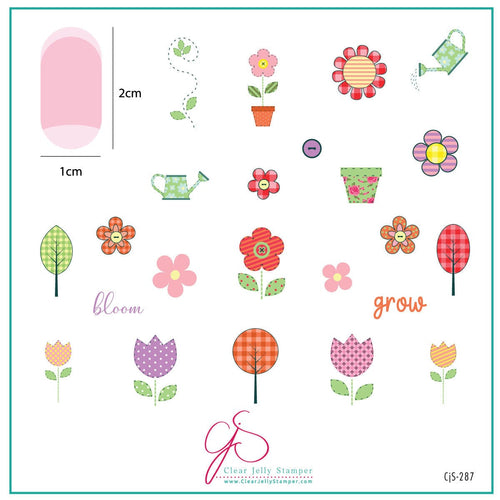CJS-287 Patterned Spring 3 - Ongles Elaine Lemay