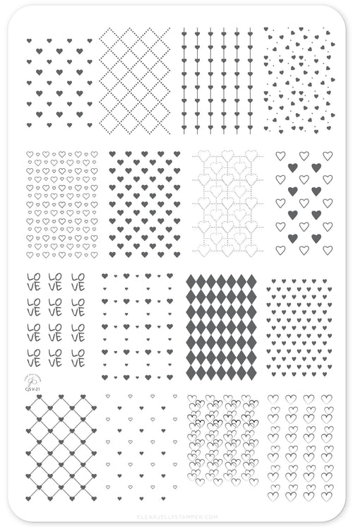 CJS-V-21 Wallpaper LOVE - Ongles Elaine Lemay