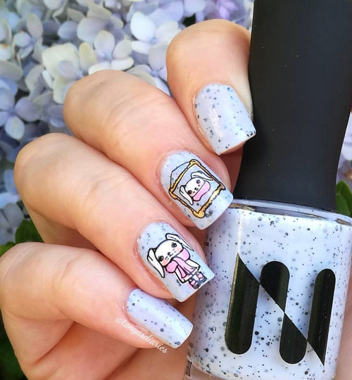 CJS-H-65 Hipsters Bunny - Ongles Elaine Lemay