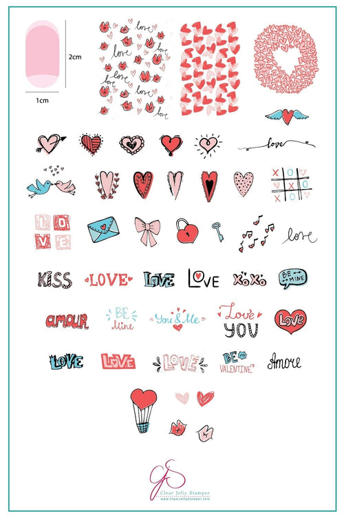 CJS-V-12 LoVe Notes - Ongles Elaine Lemay