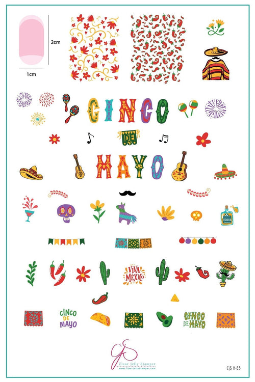 CJS-H-85 Cinco de Mayo - Ongles Elaine Lemay