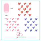 CJS-V-02 Super Cute Hearts - Ongles Elaine Lemay
