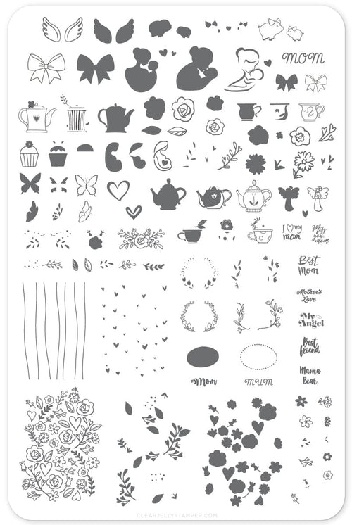 CJS-H-19 I love my Mom - Ongles Elaine Lemay