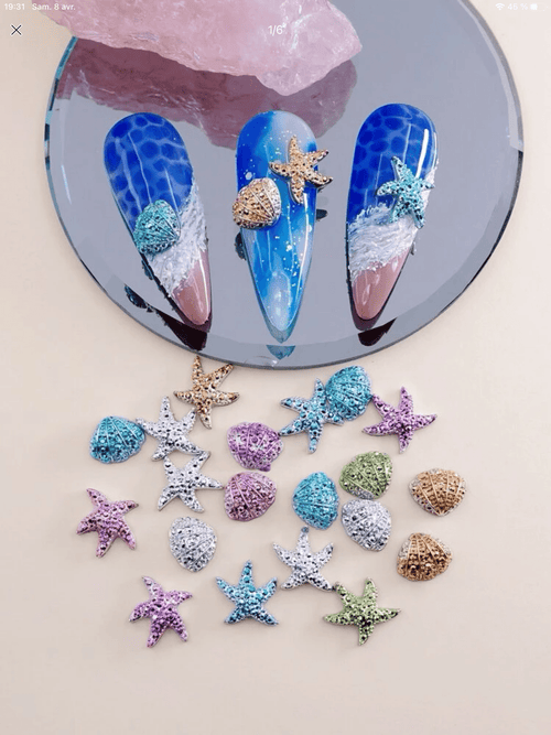 Styles Océan (paquet de 20) - Ongles Elaine Lemay