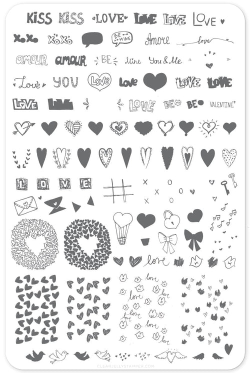 CJS-V-12 LoVe Notes - Ongles Elaine Lemay