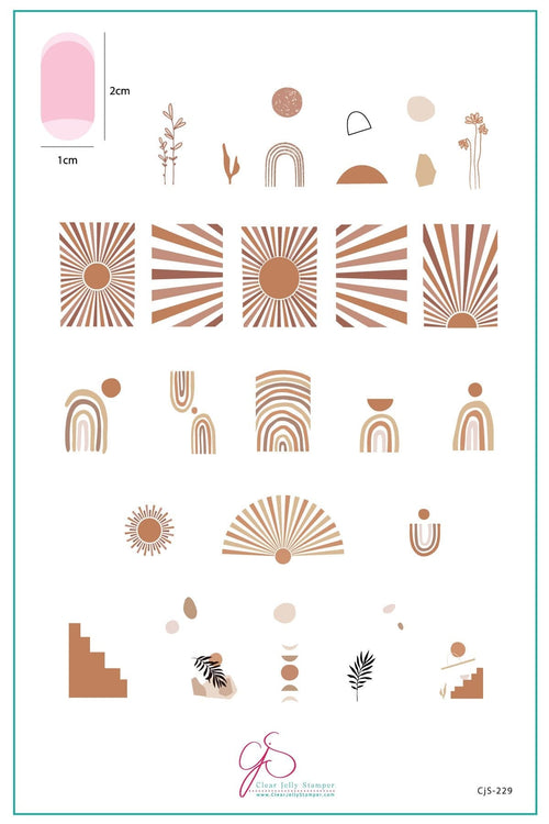 CJS-229 Desert Boho - Ongles Elaine Lemay