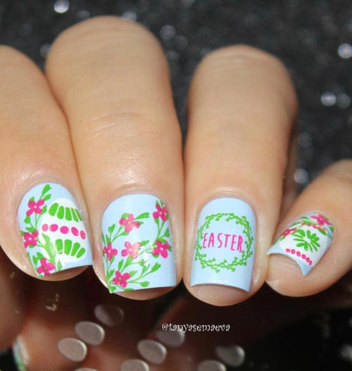CJS-H-28 Springtime Easter - Ongles Elaine Lemay
