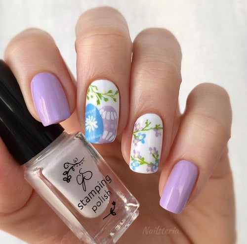 CJS-H-28 Springtime Easter - Ongles Elaine Lemay