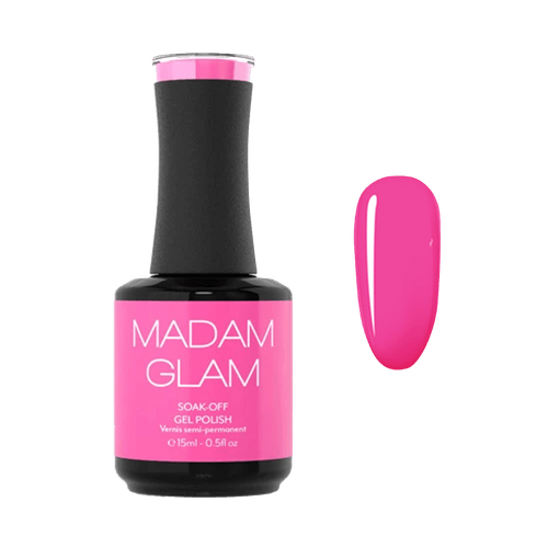 Bright Barbie Pink - Ongles Elaine Lemay