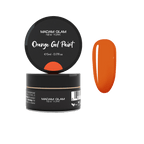 Gel paint orange - Ongles Elaine Lemay