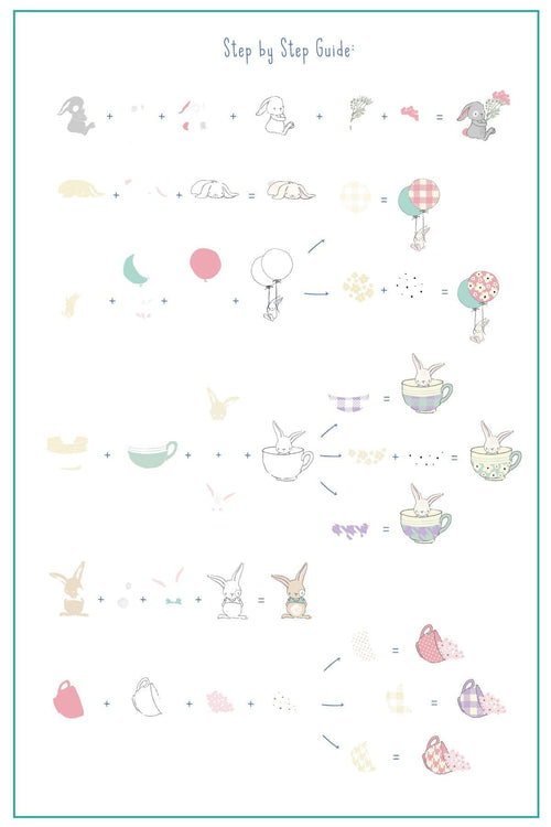 CJS-292 Sweet Spring Bunnies - Ongles Elaine Lemay