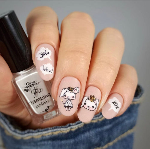 CJS-H-65 Hipsters Bunny - Ongles Elaine Lemay