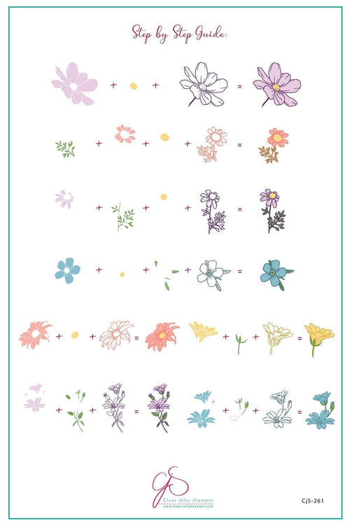 CJS-261 Finest Florals - Ongles Elaine Lemay