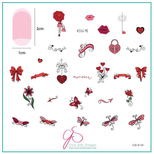 CJS-V-33 Amour - Ongles Elaine Lemay
