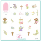 CJS-H-88 Easter Floral - Ongles Elaine Lemay