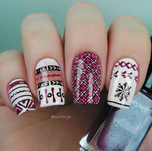 CJS-H-13 Ukrainian Easter - Ongles Elaine Lemay