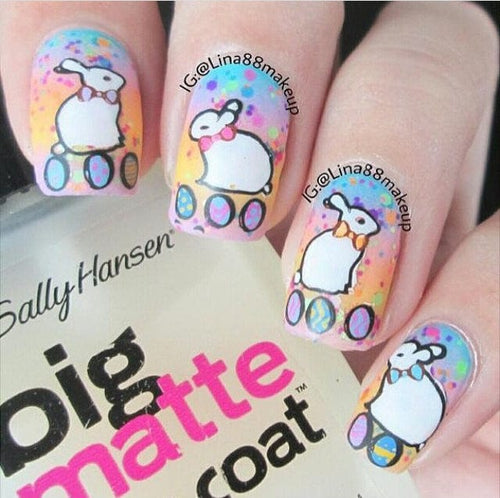 CJS-H-02 Peter Cottontails Easter Eggs - Ongles Elaine Lemay