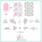 CJS-V-25 Lace & Floral - Ongles Elaine Lemay