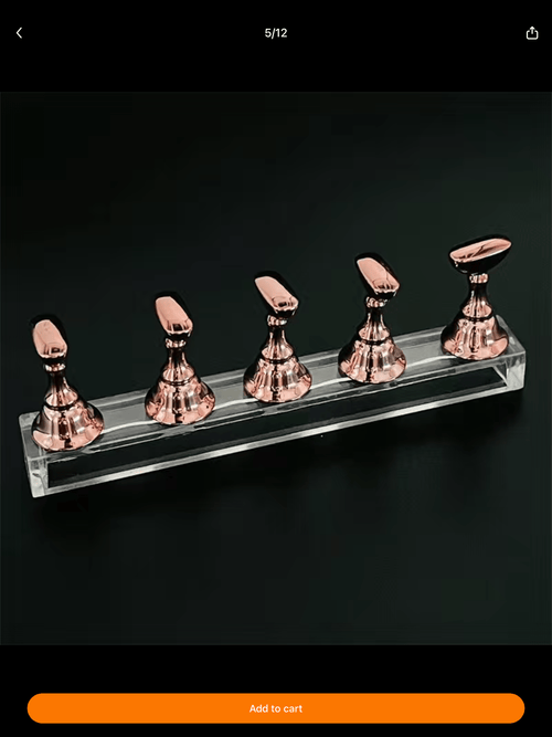 Display magnetic pour 5 ongles - Ongles Elaine Lemay