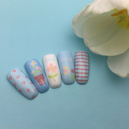 CJS-H-17 Spring has Sprung - Ongles Elaine Lemay