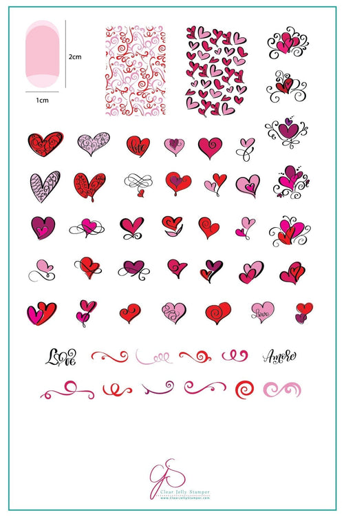 CJS-V-11 Flirty Flourish - Ongles Elaine Lemay