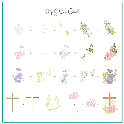 CJS-H-88 Easter Floral - Ongles Elaine Lemay