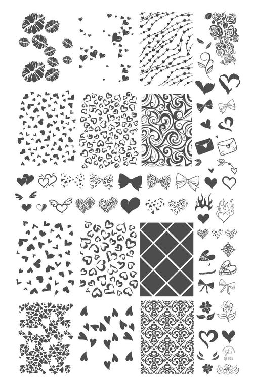 CJS-V-35 With Love - Ongles Elaine Lemay