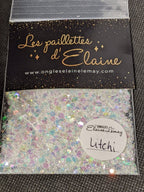 Paillettes Collection La Pastel Litchi - Ongles Elaine Lemay