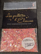 Paillettes Collection La Pastel Mangue Juteuse - Ongles Elaine Lemay