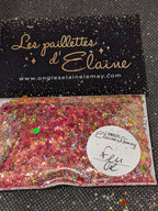 Paillettes Collection L'Éclatante Feu Or - Ongles Elaine Lemay
