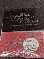 Paillettes Collection L'Éclatante Sex on the Beach Argent - Ongles Elaine Lemay