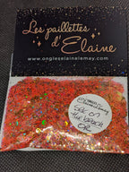 Paillettes Collection L'Éclatante Sex on the Beach Or - Ongles Elaine Lemay