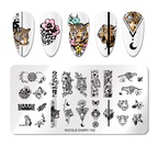 Plaque de stamping Nicole Diary 152 - Ongles Elaine Lemay