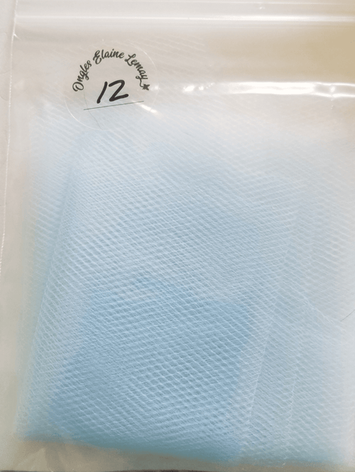 Tulle petit carreaux - Ongles Elaine Lemay