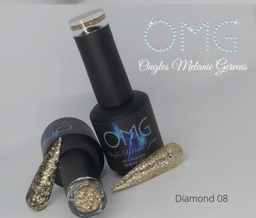 Vernis gel Diamond 8 - Ongles Elaine Lemay