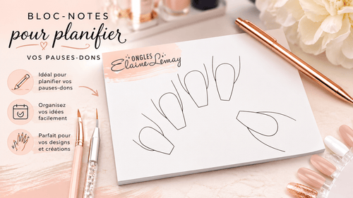 BLOC NOTE - Ongles Elaine Lemay