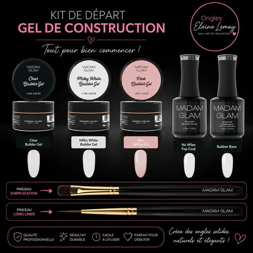 Builder Gel / Gel de Construction - Ongles Elaine Lemay