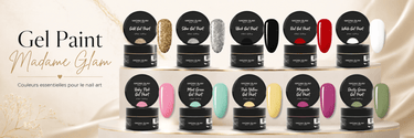 Gel Paint Madam Glam pour nail art - Ongles Elaine Lemay