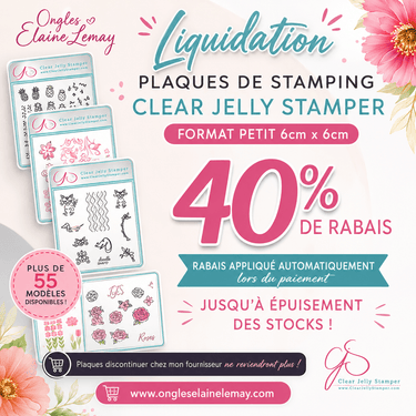 PLAQUE DE STAMPING (PETITE) - Ongles Elaine Lemay