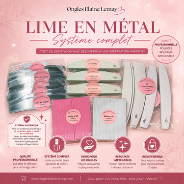 LIME EN MÉTAL (système complet)