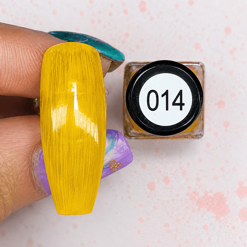 014 Peachy Keen Jelly Bean vernis à stamping - Ongles Elaine Lemay