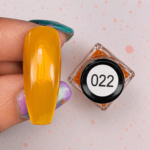 022 Clementine vernis à stamping - Ongles Elaine Lemay