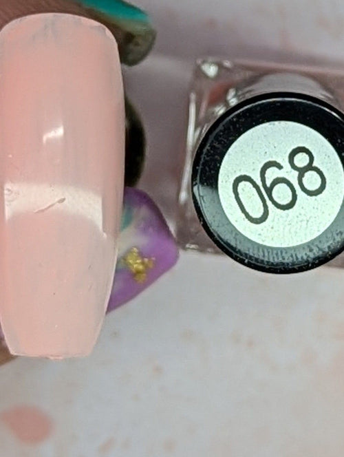 068 Soft Bloom vernis à stamping - Ongles Elaine Lemay