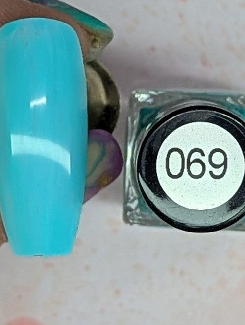 069 April Showers vernis à stamping - Ongles Elaine Lemay