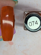 074 Rusted Mud vernis à stamping - Ongles Elaine Lemay