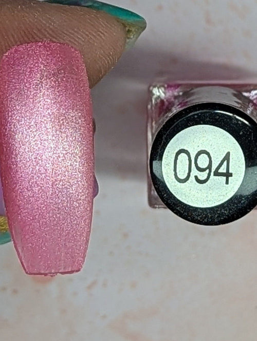 094 Passionate Pink vernis à stamping - Ongles Elaine Lemay