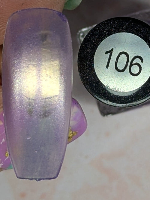 106 Lavender Taffy vernis à stamping - Ongles Elaine Lemay
